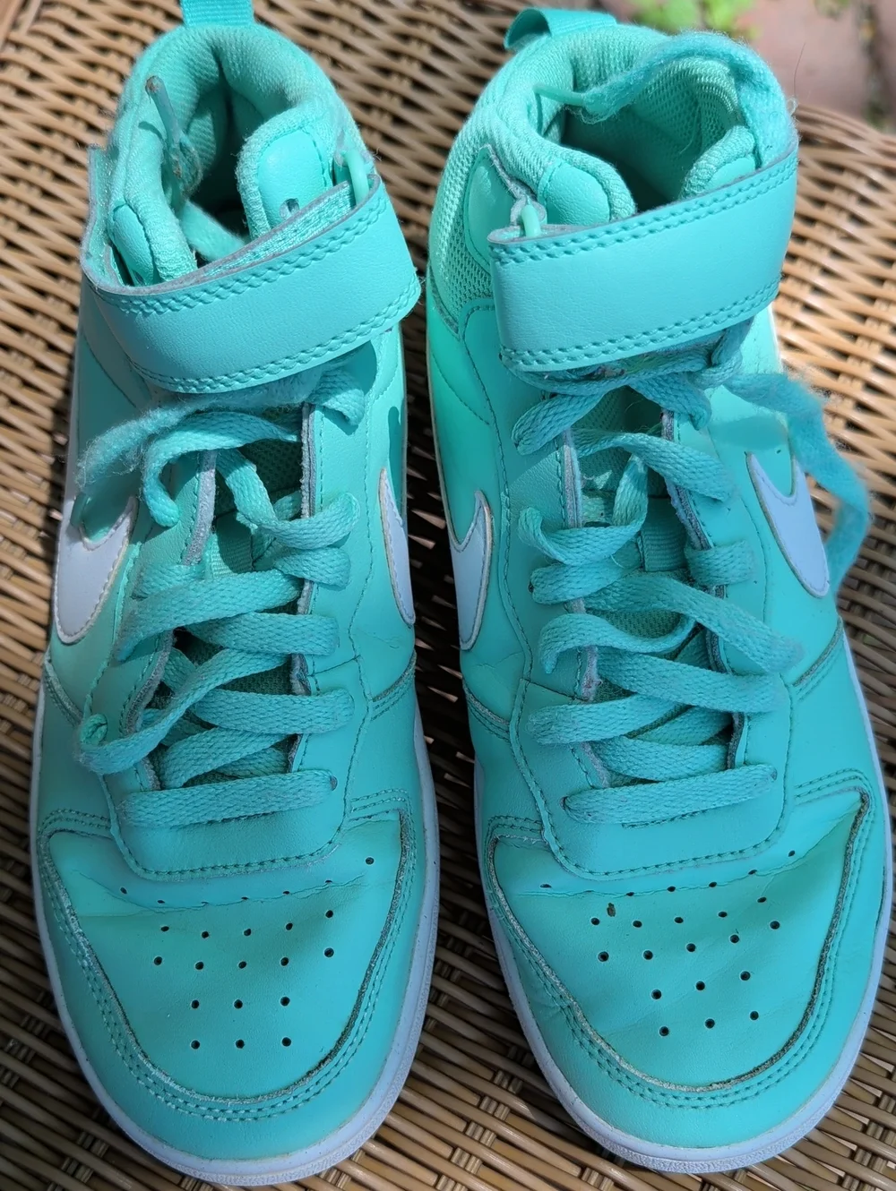 Nike Court Borough Mid 2 Casual Emerald Kids Youth 6.5